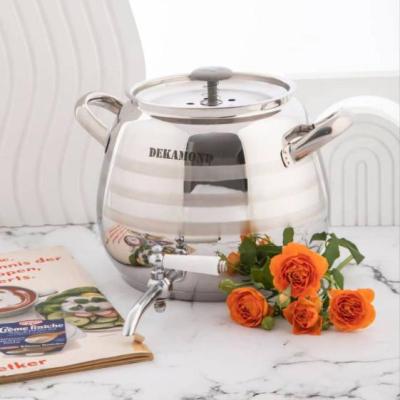 کتری مات 3/5 لیتری 3 خط مات کف چدن (کد: 4012) 