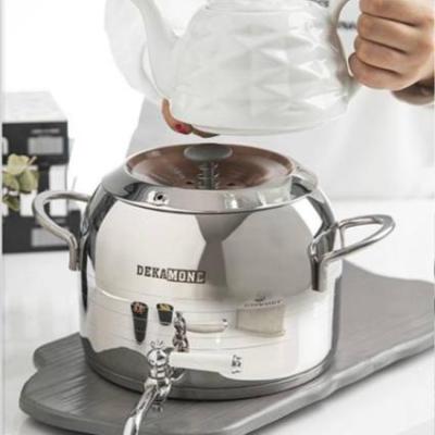 کتری و قوری 5/5 لیتر شیردار براق شیار (کد: 6043)