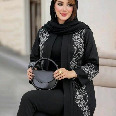 مانتو کتی زنانه مخمل مدل مانتو کتی مخمل نگین کاری شیک رسمی مجلسی خاص خانومانه 100186