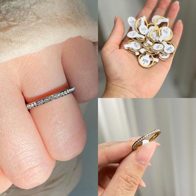 رینگ دور نگین استیل ، حلقه نگینی