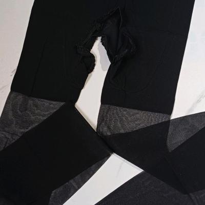 جوراب شلواری نازک توری فاق باز