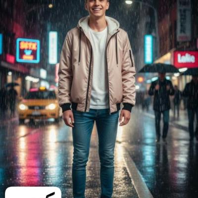 کاپشن پسرانه نوجوان ، ارسال رایگان ، مناسب 15 تا 18 سال ، رنگبندی