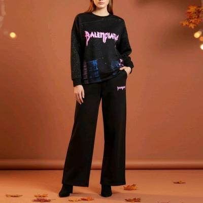 ست بلوز شلوار گلکسی نخ پنبه بالنسیاگا پیسوله