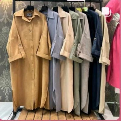 مانتو اداری زنانه شانتون مزونی مدل بلند