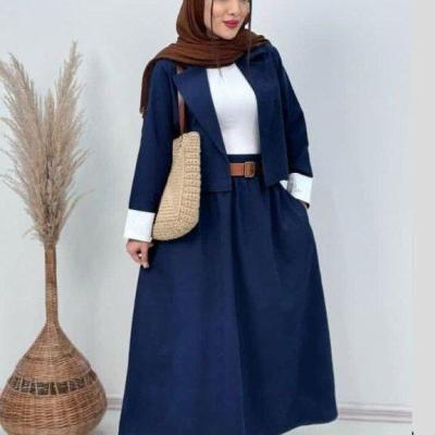 ست سه تیکه کت دامن کمربند عسل