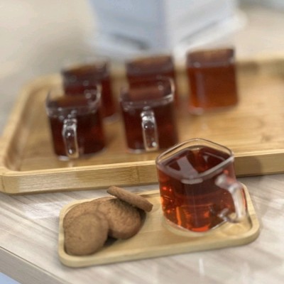 استکان پیرکس مربع استکان وارداتی استکان چایی خوری