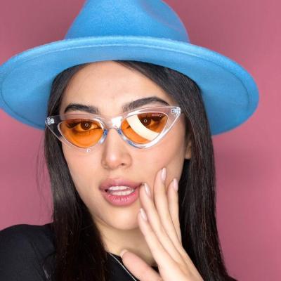 عینک آفتابی نارنجی دخترانه گوچی گربه ای a111