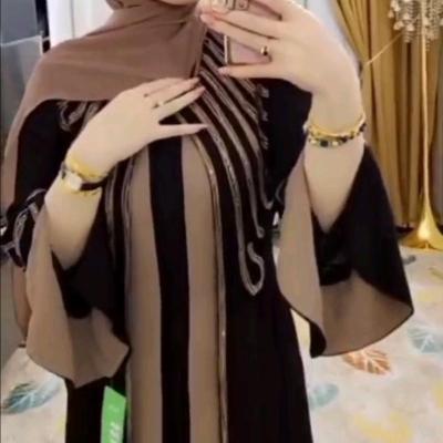 عبا - مانتو مجلسی کرپ آرالیا مدل عبا زنانه شیک-152099