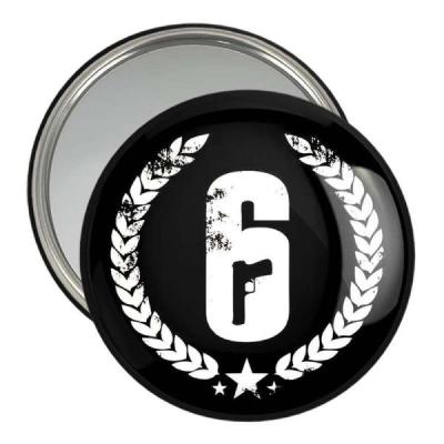 آینه جیبی خندالو مدل رینبو سیکس Rainbow Six کد 10319