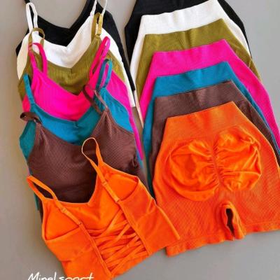 ست نیم تنه و شلوارک پشت چین زنانه و دخترانه-154354