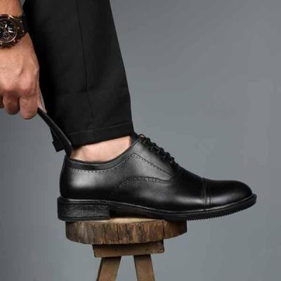 کفش مردانه اسپرت مجلسی اداری اسپرت رویه چرم بیاله شاهان قالب استاندارد-156590