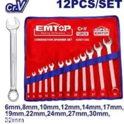 ست آچار 12 عددی یک سر رینگ ایمتاپ EMTOP مدل ECSS11202