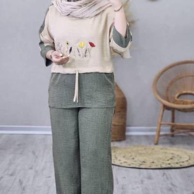 مانتو شلوار زنانه سامیه(ارسال رایگان