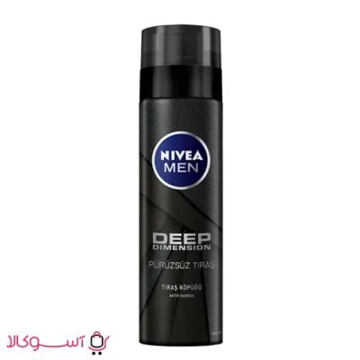 فوم اصلاح نیوآ مدل deep حجم 200 میلی لیتر