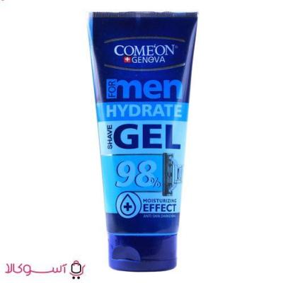 ژل اصلاح مردانه کامان مدل hydrate حجم 175 میل