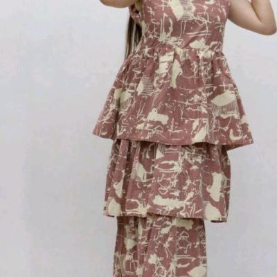 سرهمی زنانه پله ای تمام چاپ