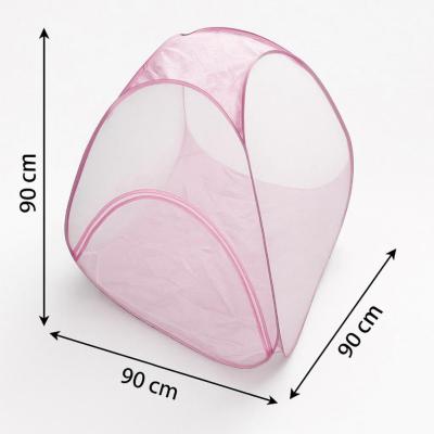 پشه بند کودک طرح کلبه سایز بزرگ ( صورتی )