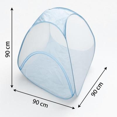 پشه بند کودک طرح کلبه سایز بزرگ آبی