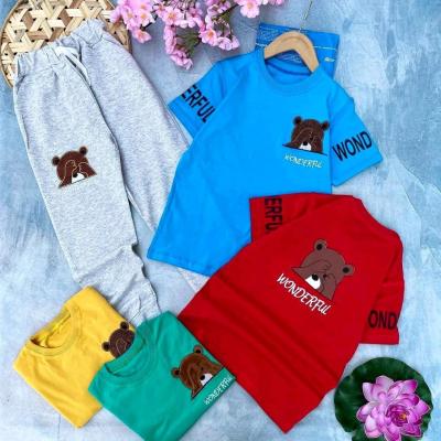 ست بچگانه تیشرت و شلوار راحتی اسپرت بچگانه خرس خجالتی
