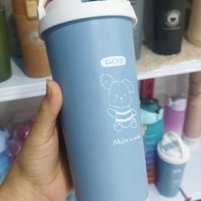 ماگ دوجداره عروسکی نی نوش دار