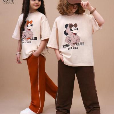 تیشرت شلوار اسپرت میکی NZDE CLUB مناسب 2 تا 18 سال