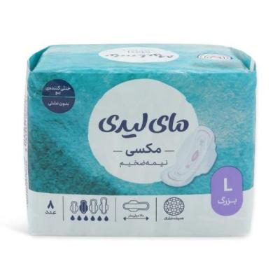 نوار بهداشتی مای لیدی مدل مکسی نیمه ضخیم همیشه خشک بزرگ