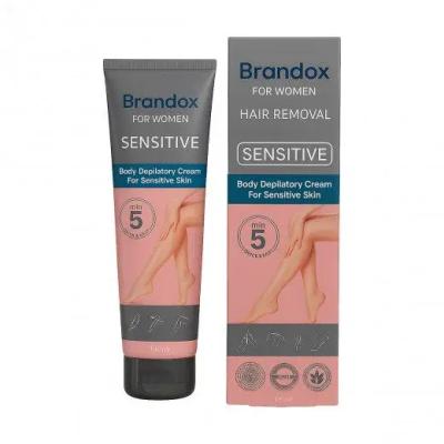 کرم موبر بدن بانوان براندوکس مناسب پوست های حساس حجم 100 میلی لیتر