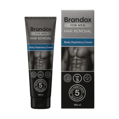 کرم موبر بدن آقایان براندوکس مناسب پوست های معمولی حجم 100 میلی لیتر