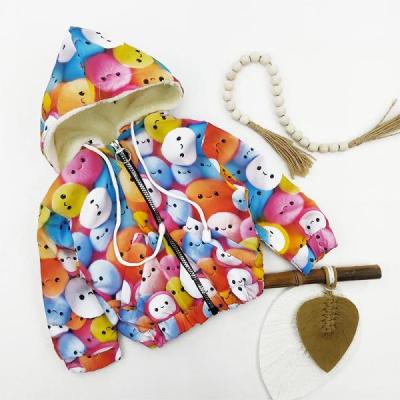 سویشرت دخترانه نارنجی طرح پوم پوم کد 10549