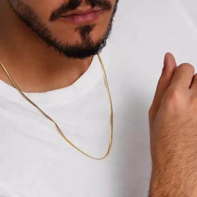 زنجیر مردانه بافت ریز کارتیر 25 میل 60 سانتی