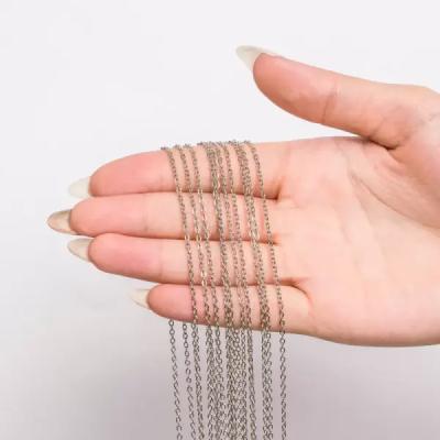 زنجیر دیپلمات زنانه 04 میل 50 سانتی نقره ای