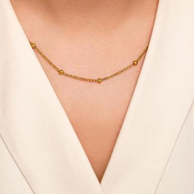 زنجیر بافت زنانه مدل توپی 4میل