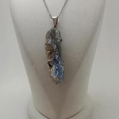 گردنبند عقیق گل کلمی م620