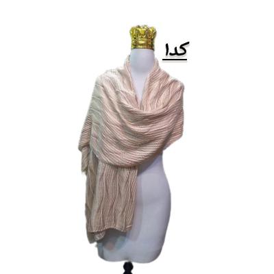 شال پلیسه ای نخی کد 5