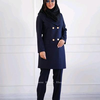 مانتو شلوار ست اداری نغمه دیپلمات تا 50