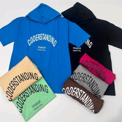 تیشرت دورس کلاه دار پاییزی زنانه