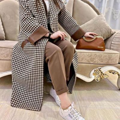 پالتو آستین چرم .