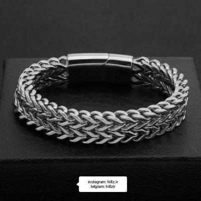 دستبند 4 وجهی استیل وارداتی