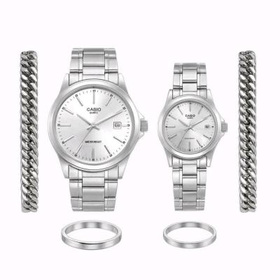 ست ساعت کاسیو صفحه سفید Casio