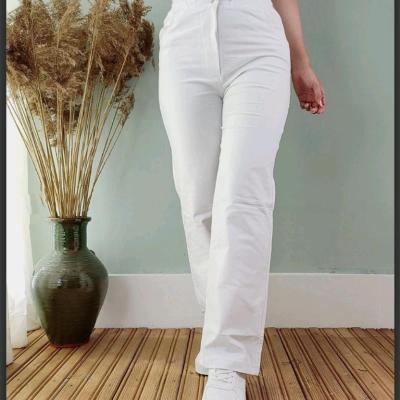 شلوار نیم بگ کتان کش بنگال-157394