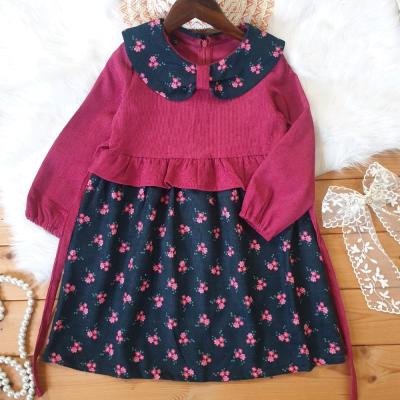 لباس یلدایی دخترانه پیراهن سارافون گل (موجودی چک شود)