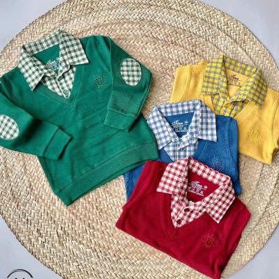 بلوز تک بچگانه پسرانه دو یقه سایز بزرگ