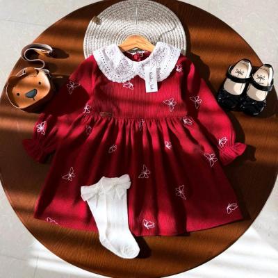 لباس یلدایی دخترانه پیراهن سارافون پروانه