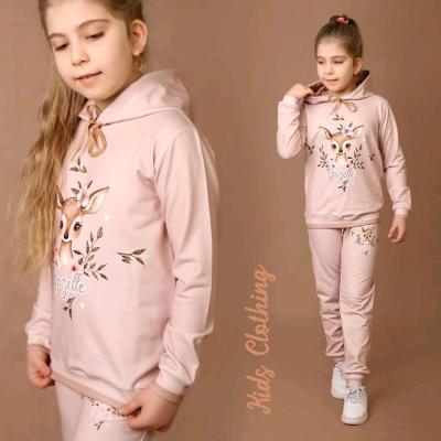 ست بچگانه هودی و شلوار دخترانه مدل آهو
