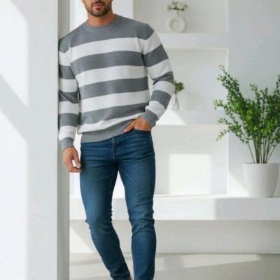 بلوز بافت راه راه کالکشن فصل کد 254