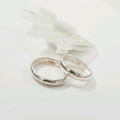 انگشتر حلقه رینگی ساده نقره عیار 925 ، عیار حک شده داخل انگشتر