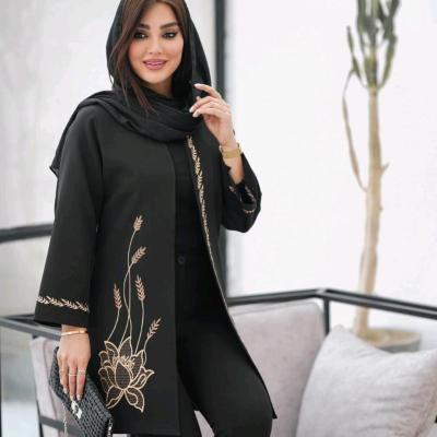 مانتو مجلسی کرپ مدل مانتو نازدار