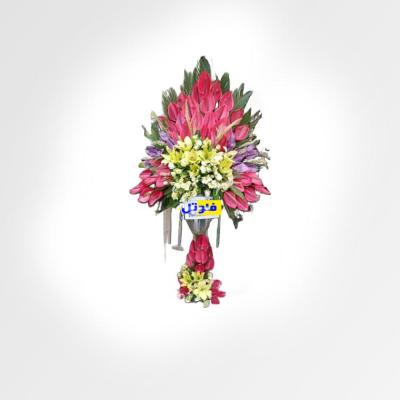 جام گل تبریک کد002