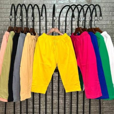 شلوار ک زنانه قواره دار نخ و پنبه ضد حساسیت