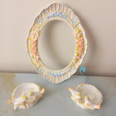 قاب عکس یا آینه و دو شمعدان .. پلی استر